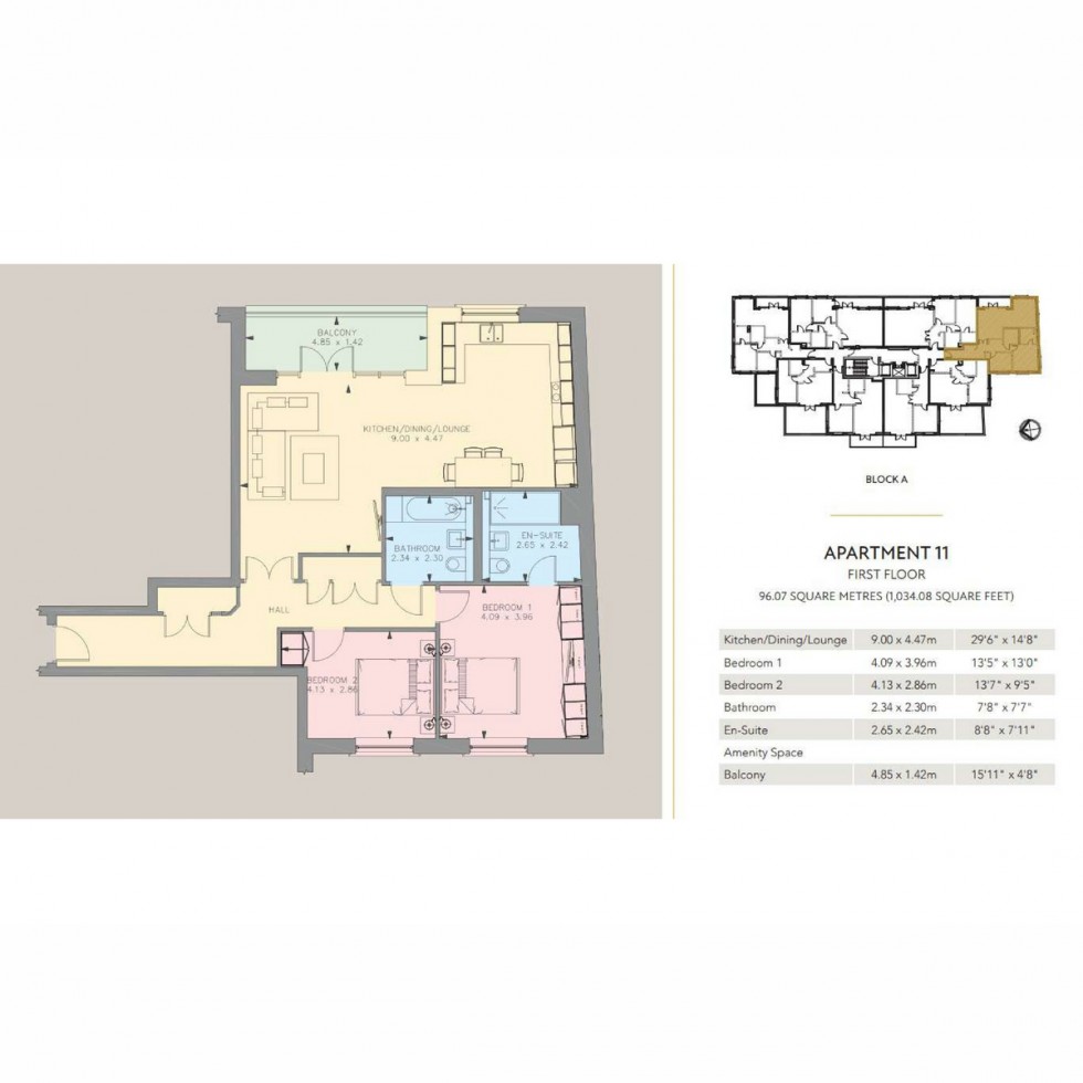 Floorplan for Unit 11 Whetstone Square, Whetstone, N20