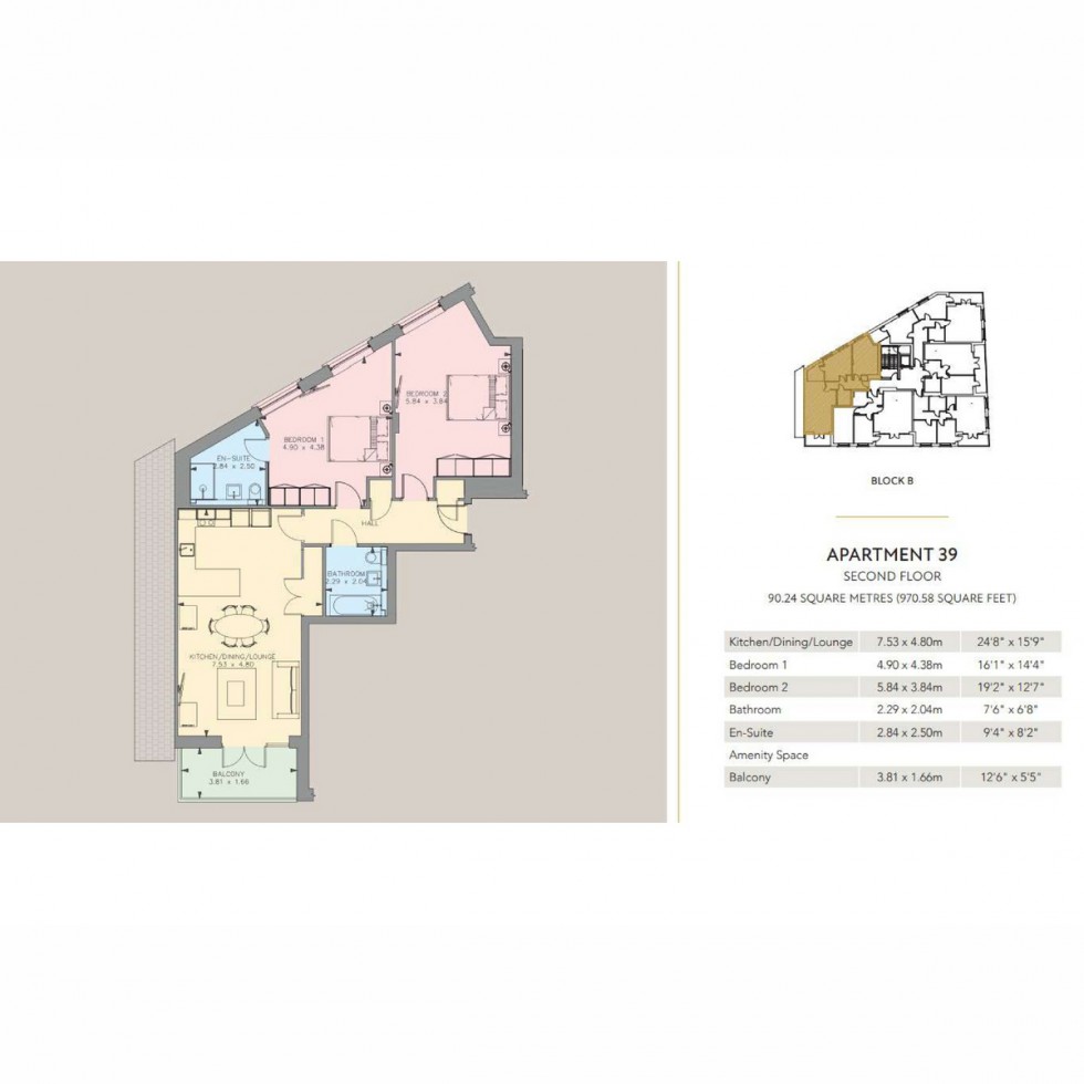 Floorplan for Unit 39b Whetstone Square, Whetstone, N20