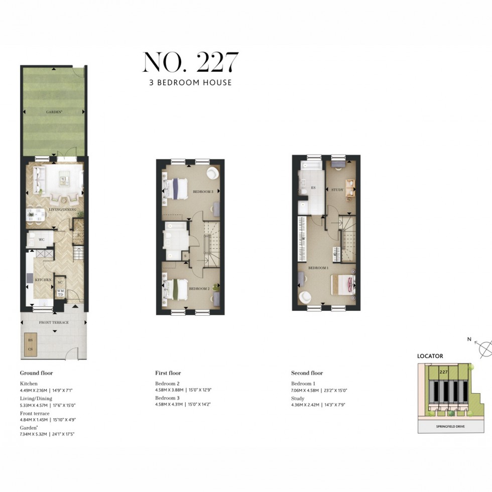 Floorplan for Unit 227 Wandsworth Common, London, SW17