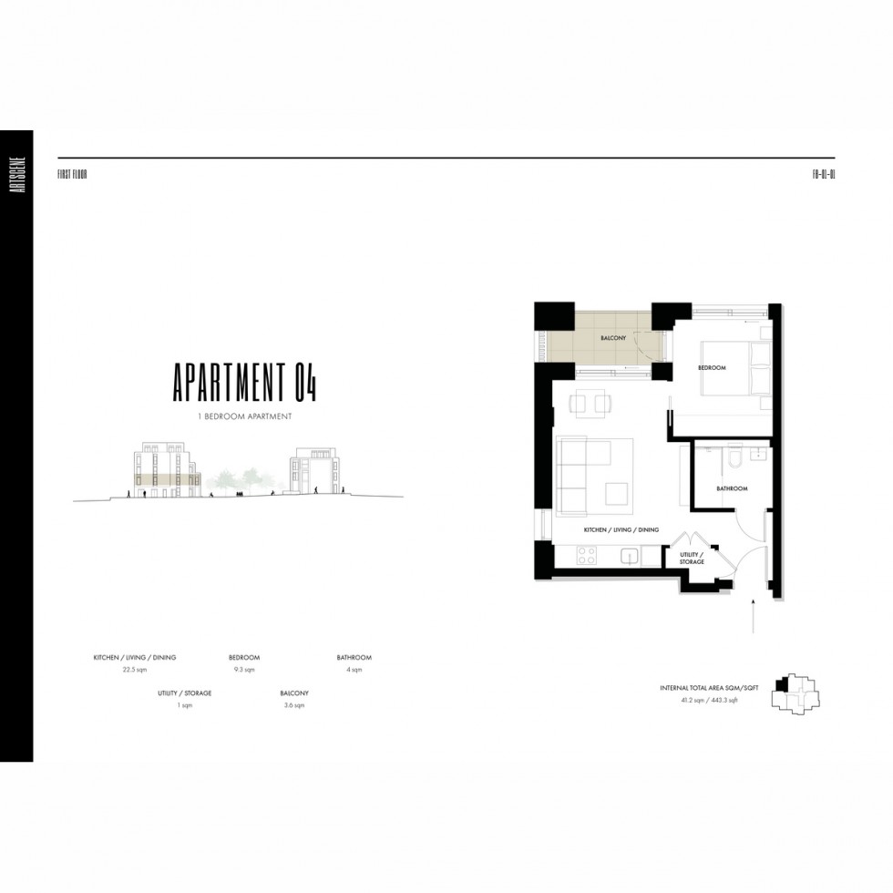 Floorplan for Unit 4 Artscene, London, W3