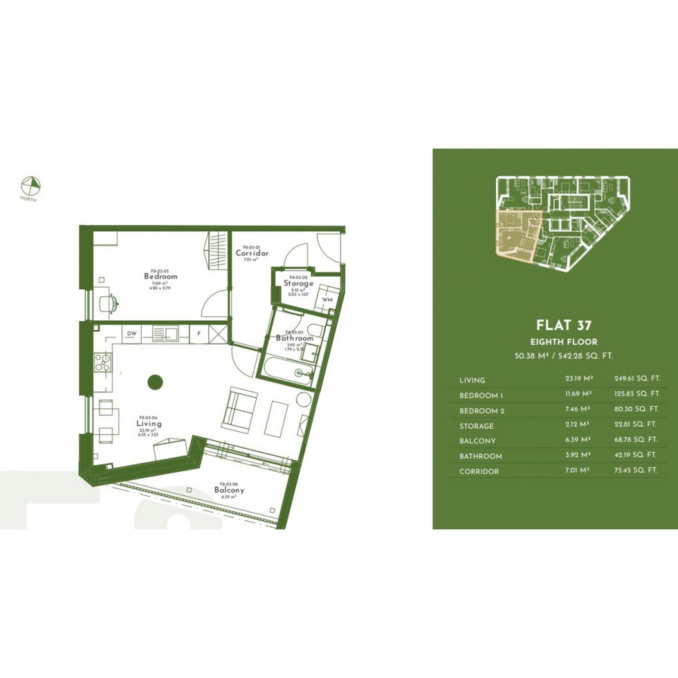 Floorplan for Unit 1037 Kensal View, Kensal Green, NW10