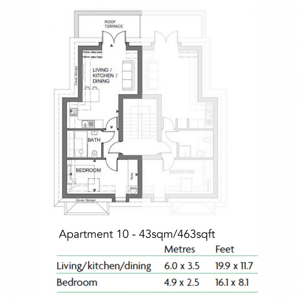 Floorplan for Unit 10 Abbotswood Place, Streatham, SW16