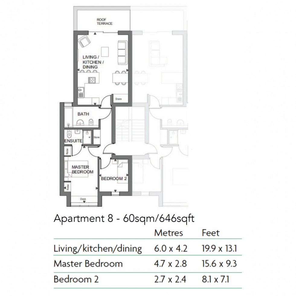 Floorplan for Unit 8 Abbotswood Place, Streatham, SW16
