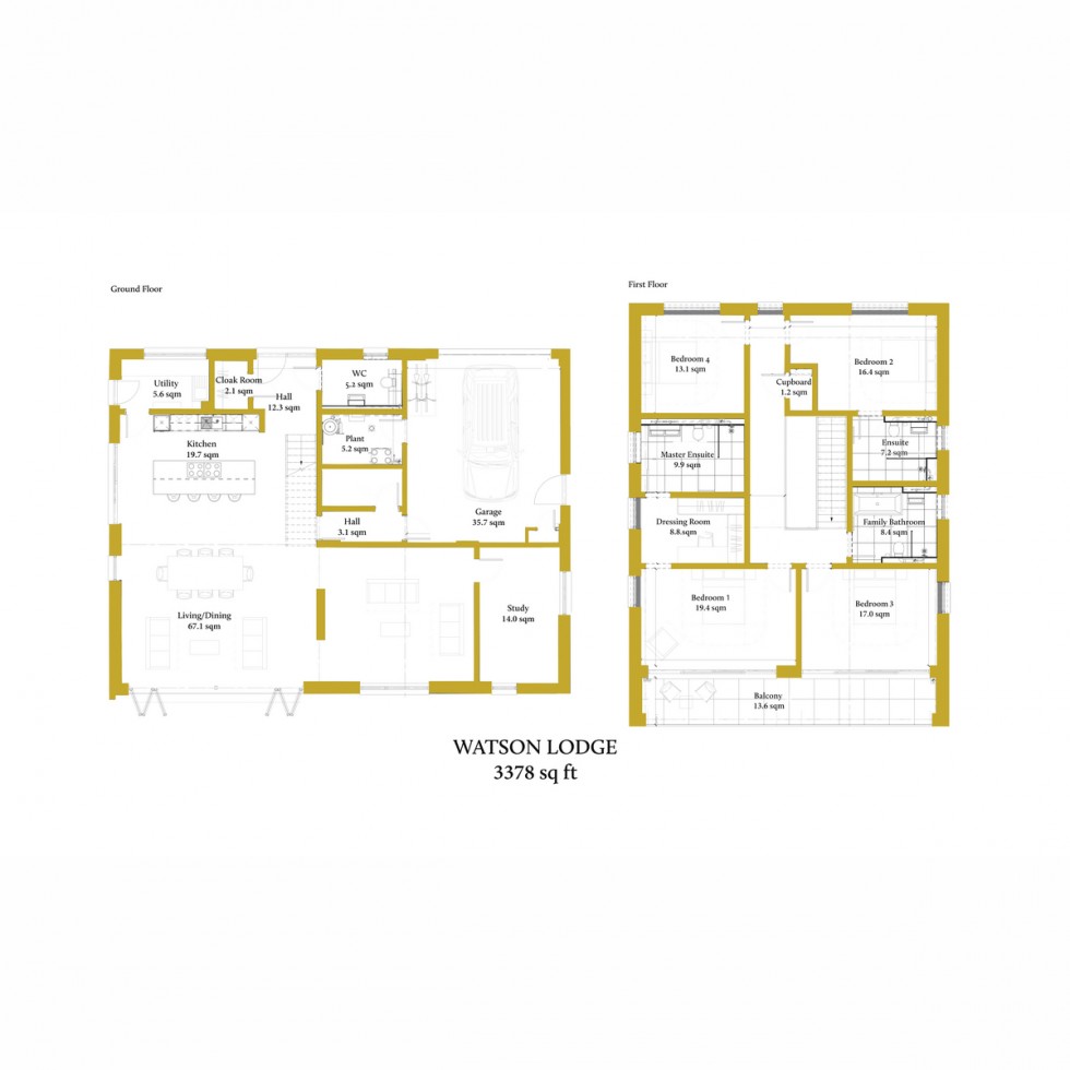 Floorplan for Courtyard House Courtlands Park, Banstead , SM7