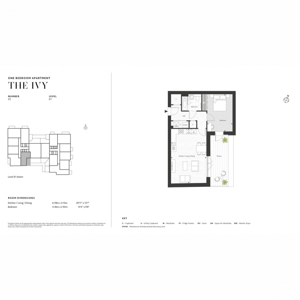 Floorplan for Unit 35 Twickenham Green, Twickenham, TW2