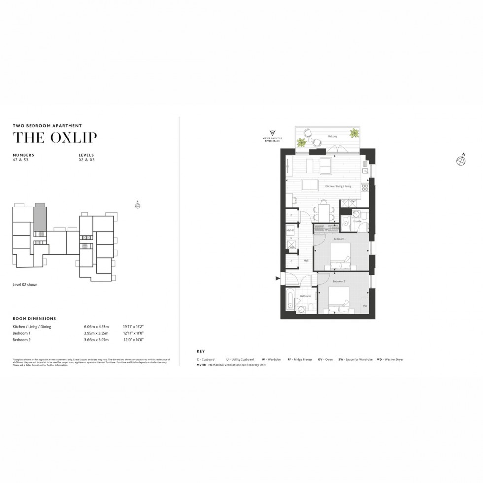 Floorplan for Unit 47 Twickenham Green, Twickenham, TW2