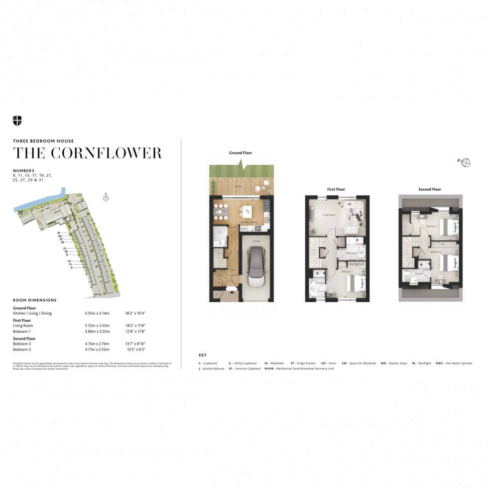 Floorplan for Unit 9 Twickenham Green, Twickenham, TW2