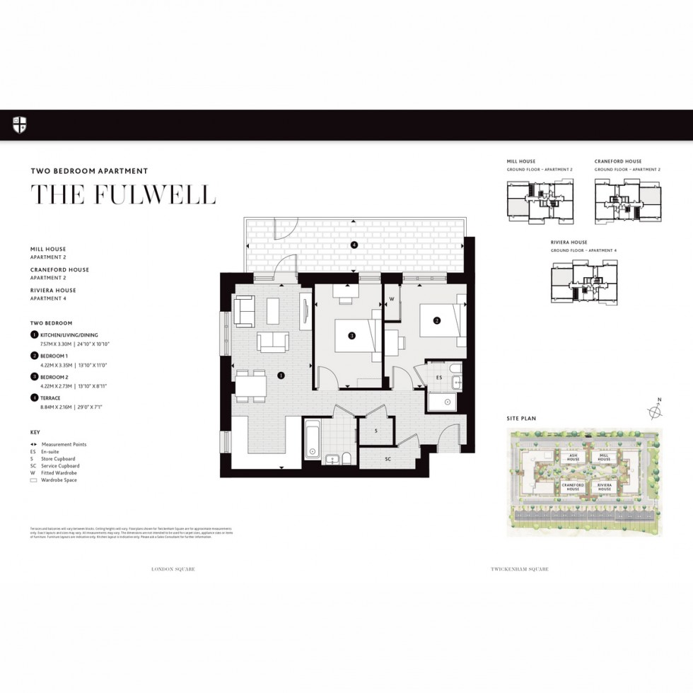 Floorplan for Unit 2 Twickenham Square, Twickenham, TW2