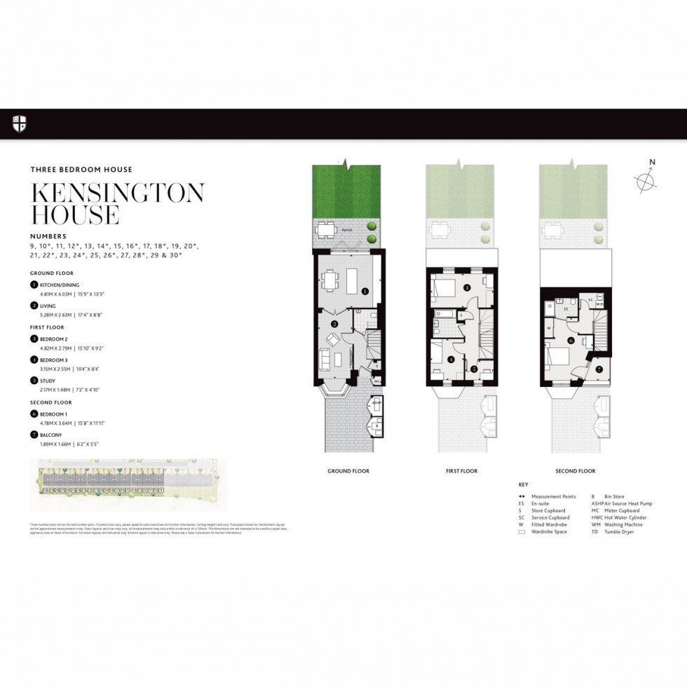 Floorplan for Unit 16 Twickenham Square, Twickenham, TW2