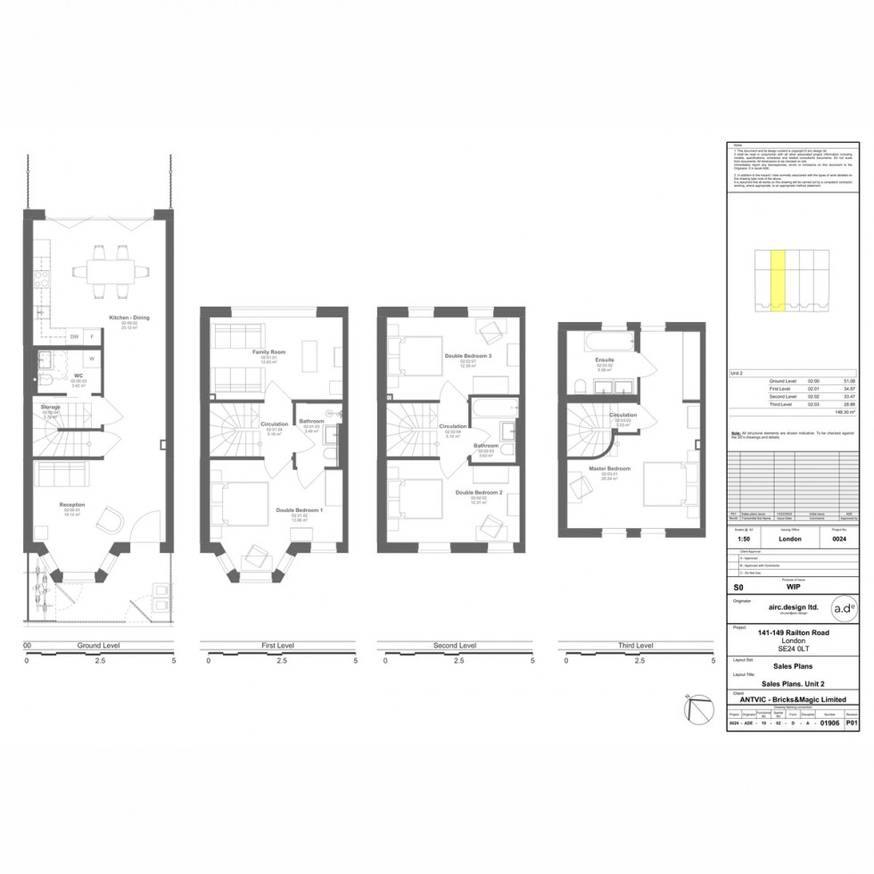 Floorplan for Unit 1102 Poet's Corner, Herne Hill, SE24
