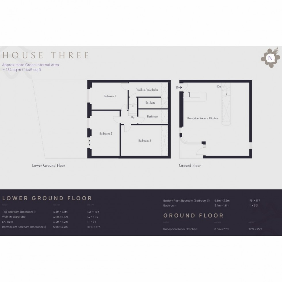 Floorplan for House 3003 Charles Mews, Alexandra Palace, N22