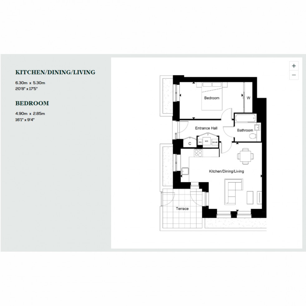 Floorplan for Unit 74 North Gate Park, Harringay, N15