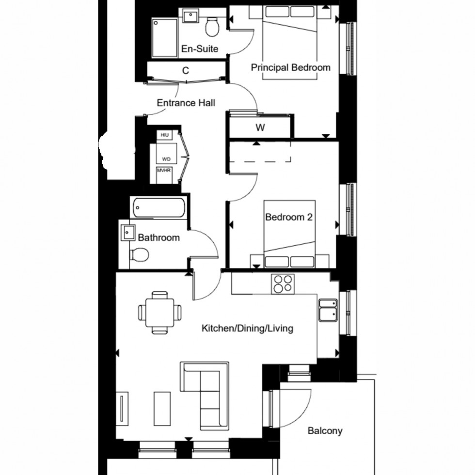 Floorplan for Unit 79 North Gate Park, Harringay, N15