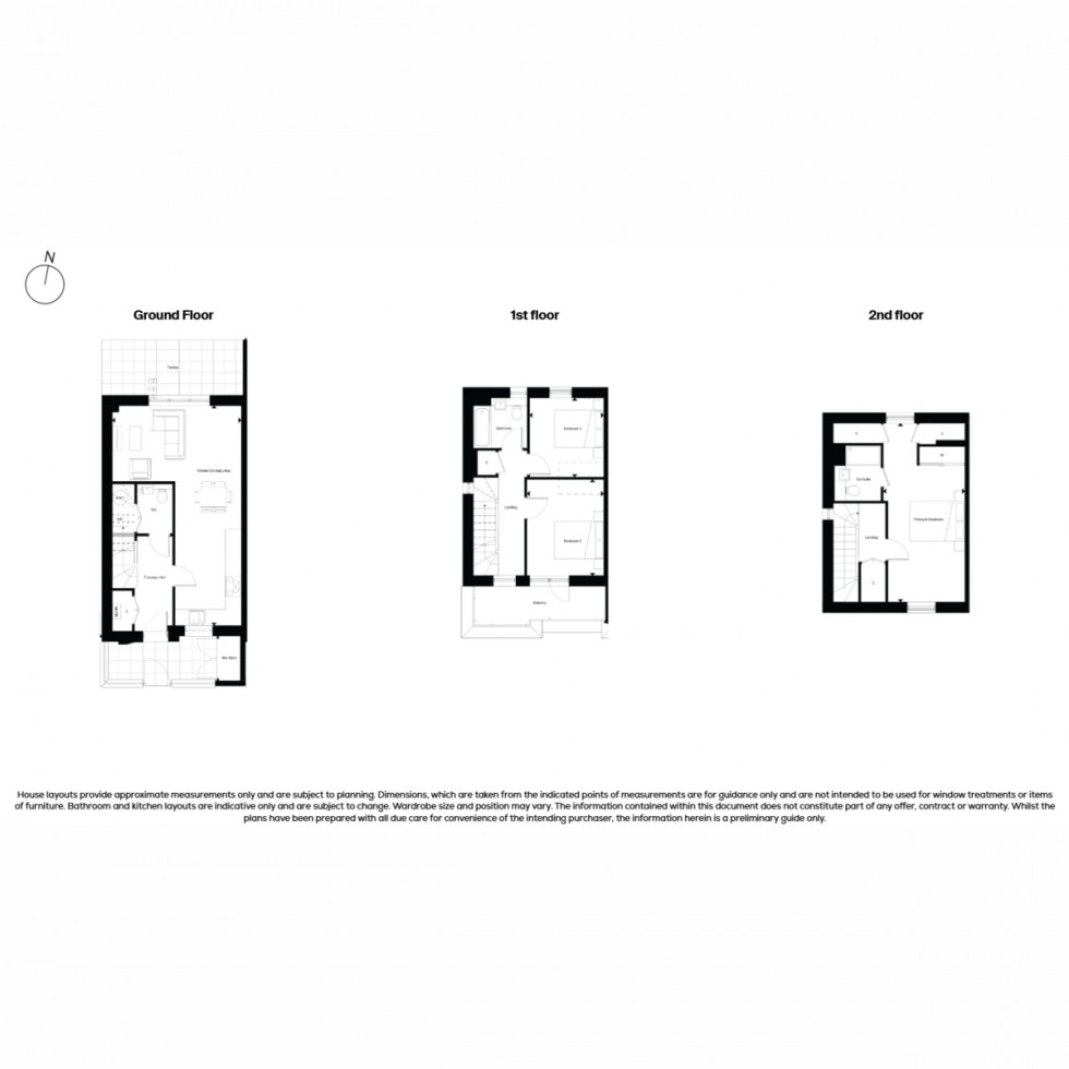 Floorplan for House 1 North Gate Park, Harringay, N15