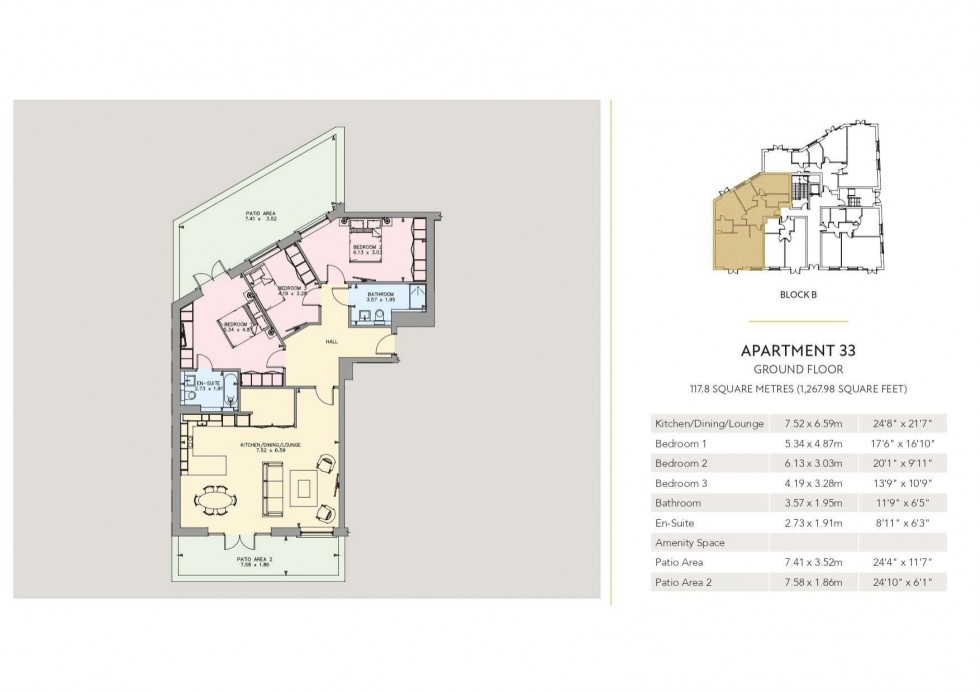 Floorplan for Whetstone Square, London