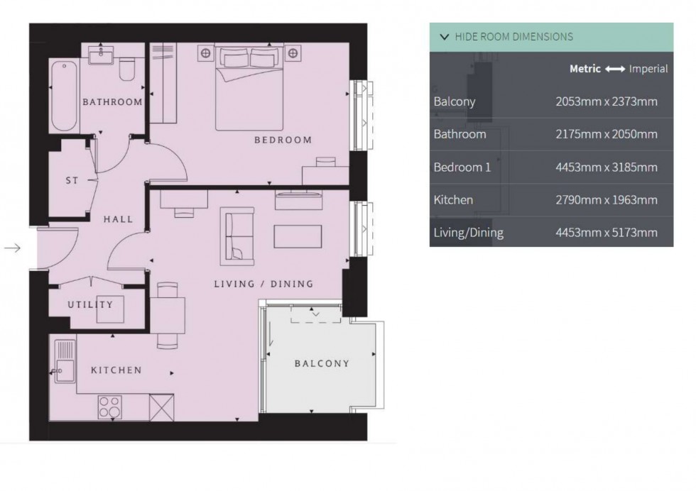 Floorplan for Meadowlark House Moorhen Drive, Hendon