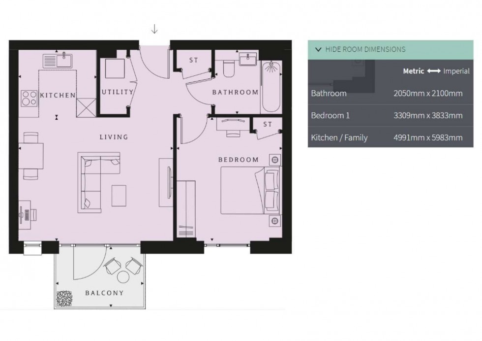 Floorplan for Meadowlark House Moorhen Drive, Hendon