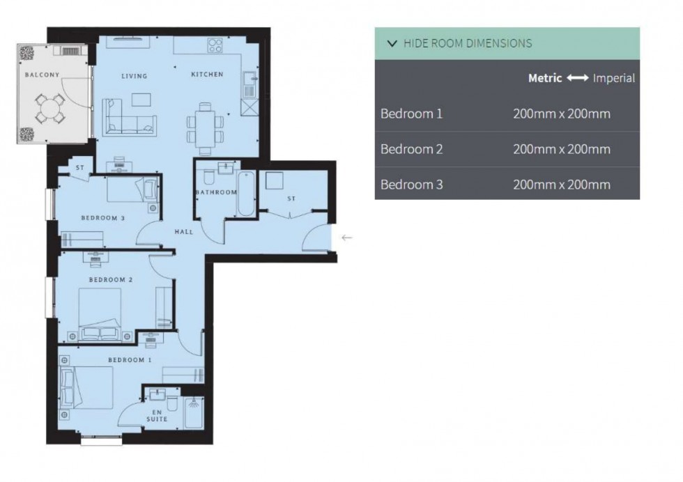 Floorplan for Meadowlark House Moorhen Drive, Hendon