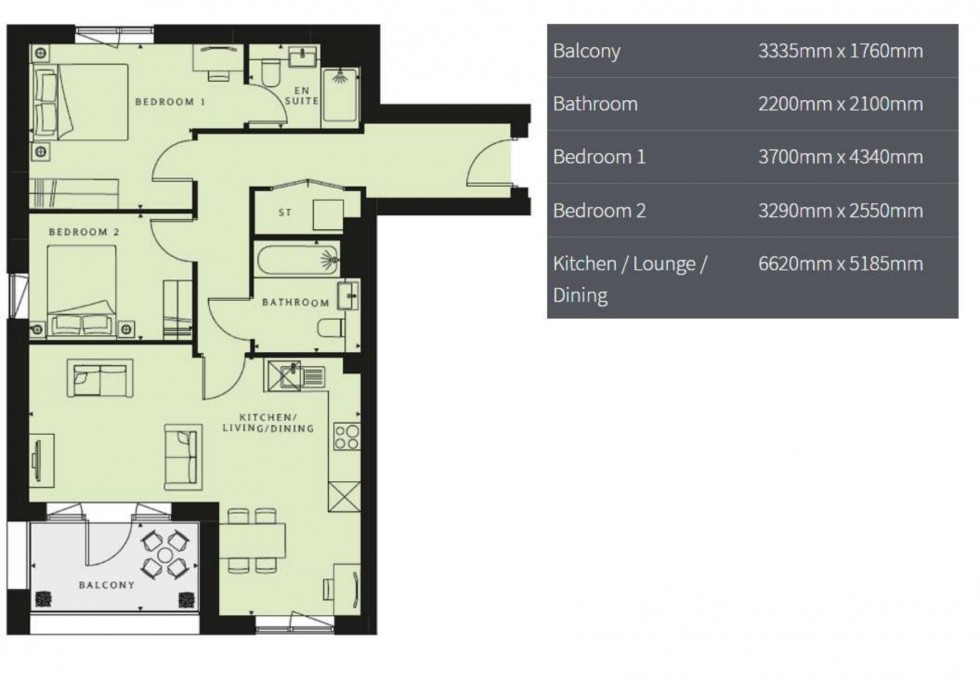 Floorplan for Glenburnie Road, London