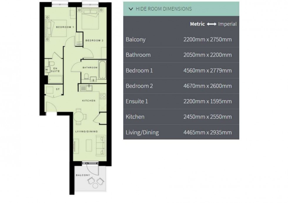 Floorplan for Harrow View, Harrow