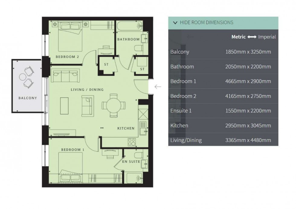 Floorplan for Harrow View, Harrow