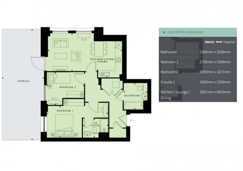 Floorplan for The Ridgeway, Mill Hill, London