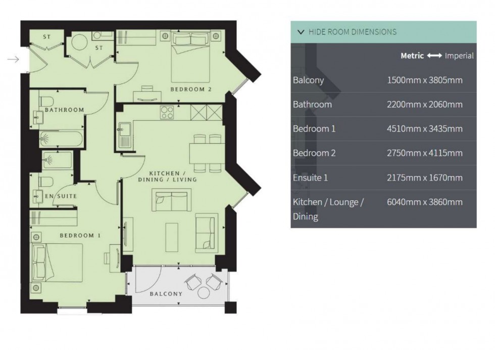 Floorplan for The Ridgeway, Mill Hill, London