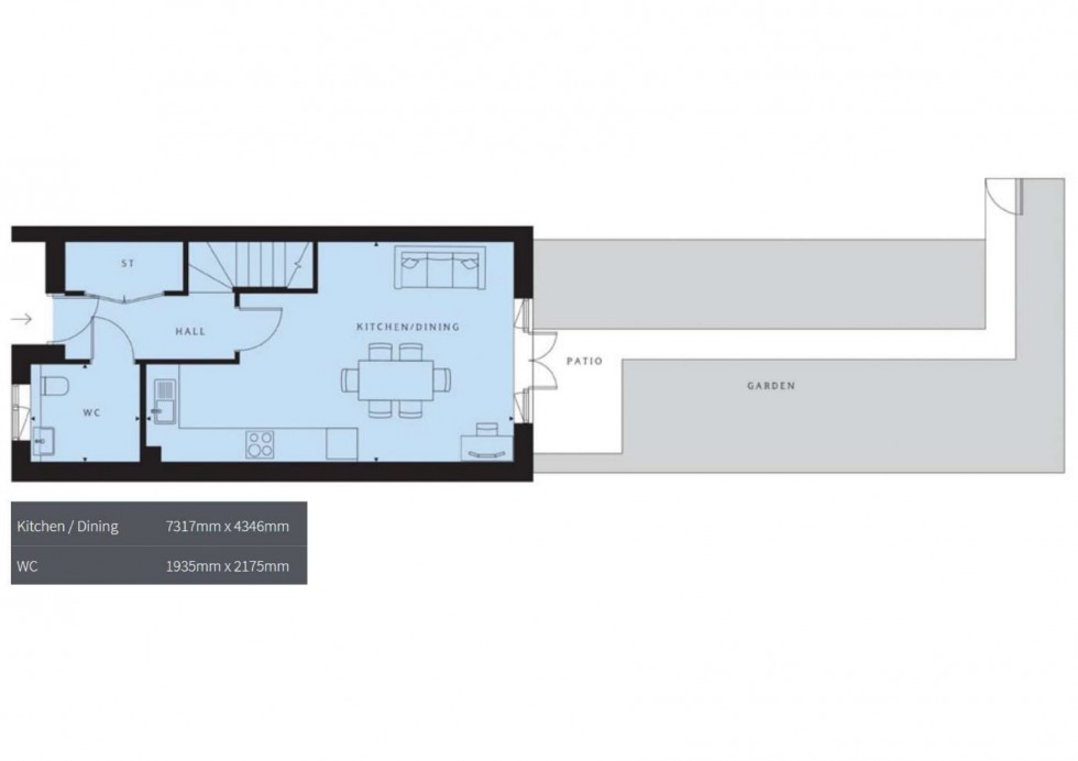 Floorplan for Glenburnie Road, London