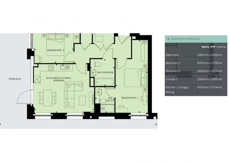 Floorplan for The Ridgeway, Mill Hill, London