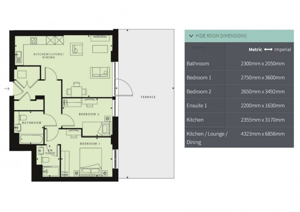 Floorplan for The Ridgeway, Mill Hill, London