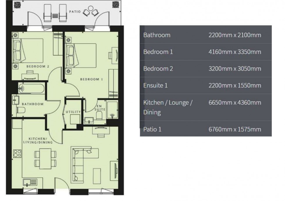 Floorplan for Glenburnie Road, London