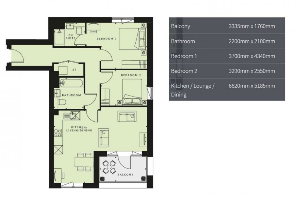 Floorplan for Glenburnie Road, London