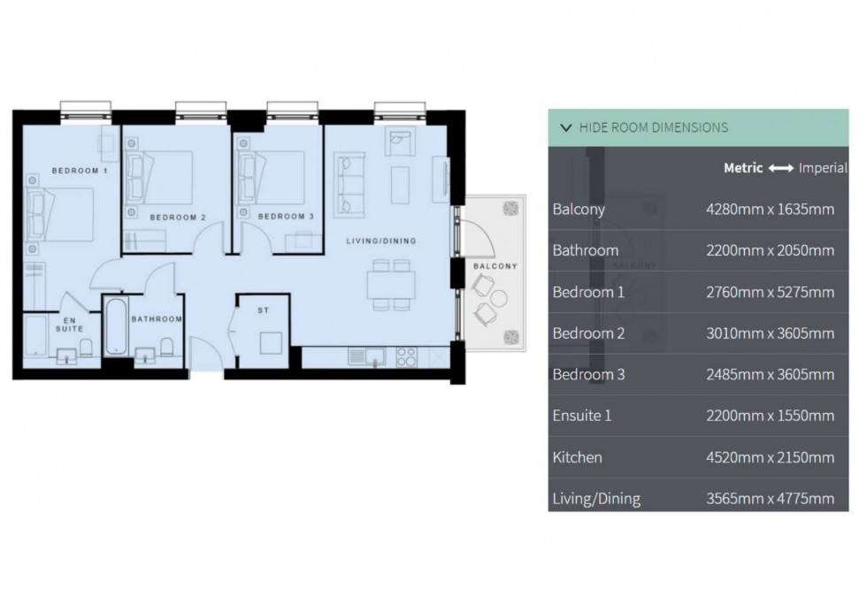 Floorplan for Harrow View, Harrow