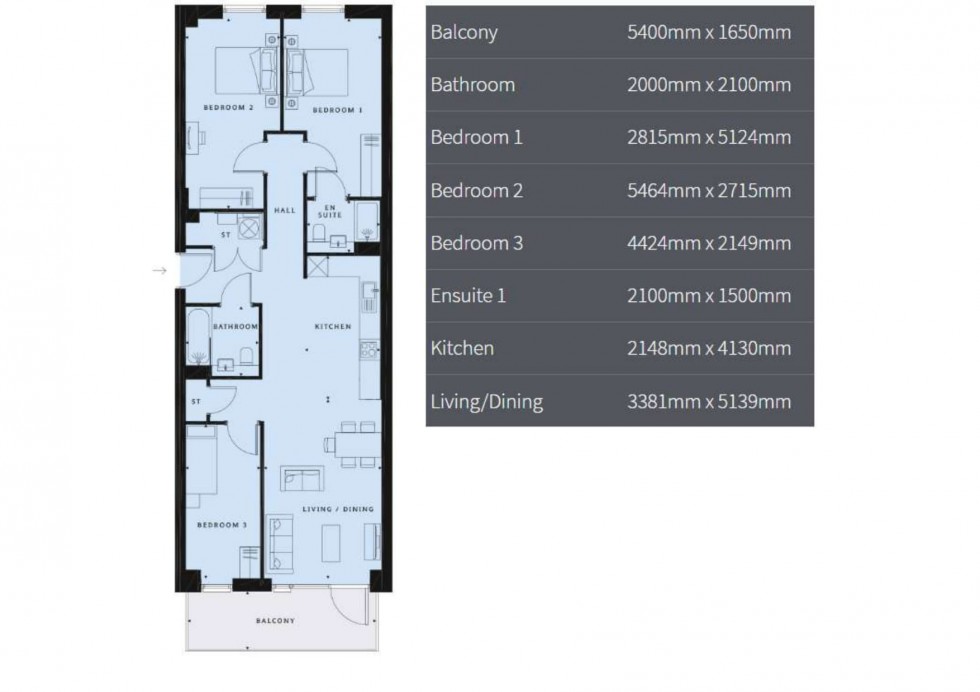 Floorplan for East Acton Lane, London