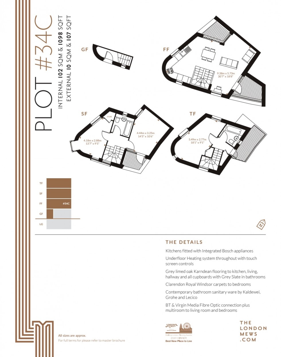 Floorplan for The London Mews, Finchley
