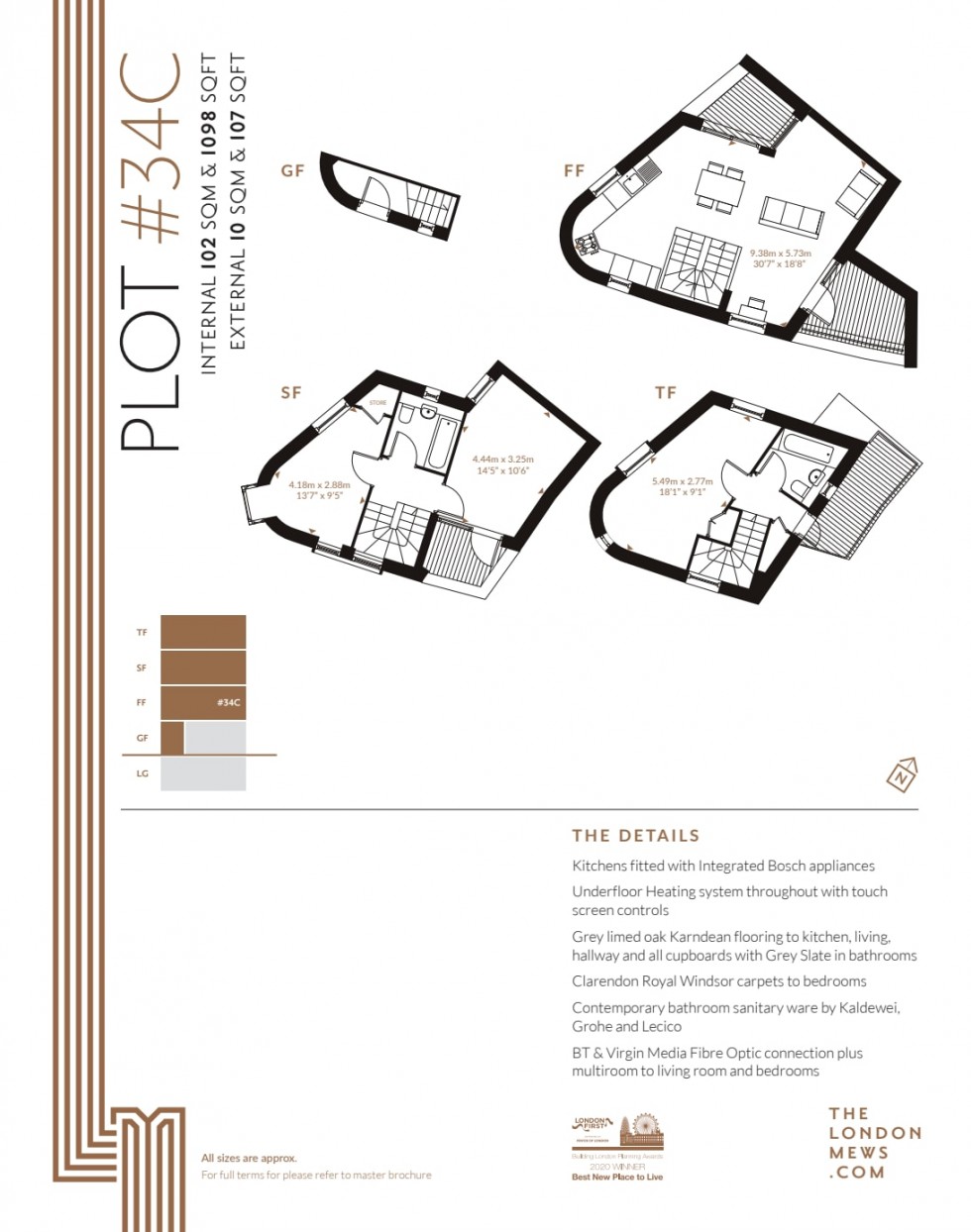 Floorplan for The London Mews, Finchley