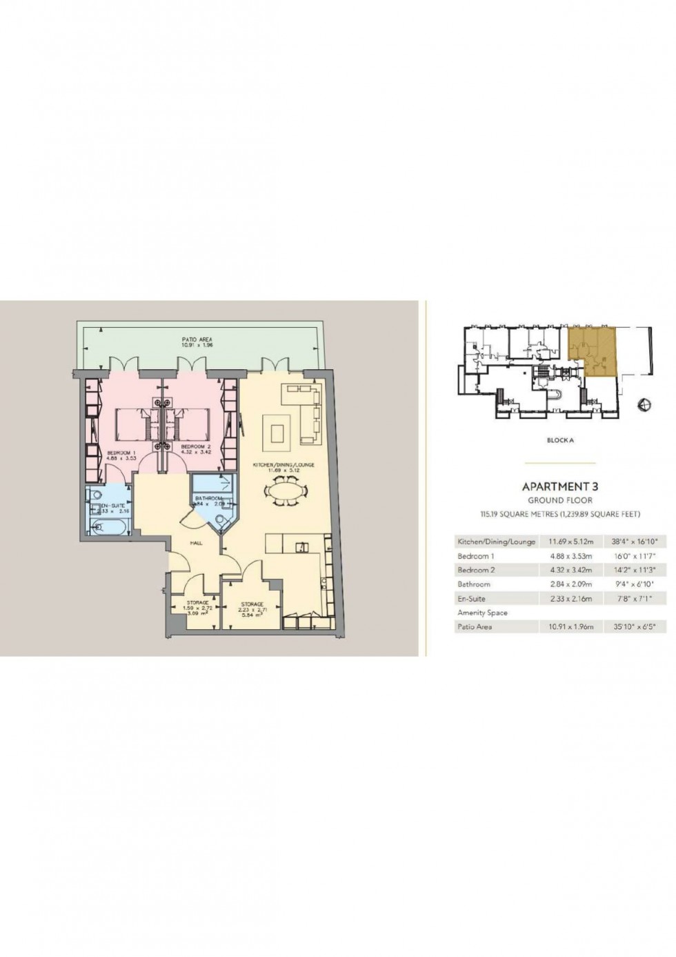 Floorplan for Whetstone Square, London