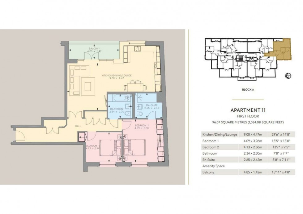 Floorplan for Whetstone Square, London