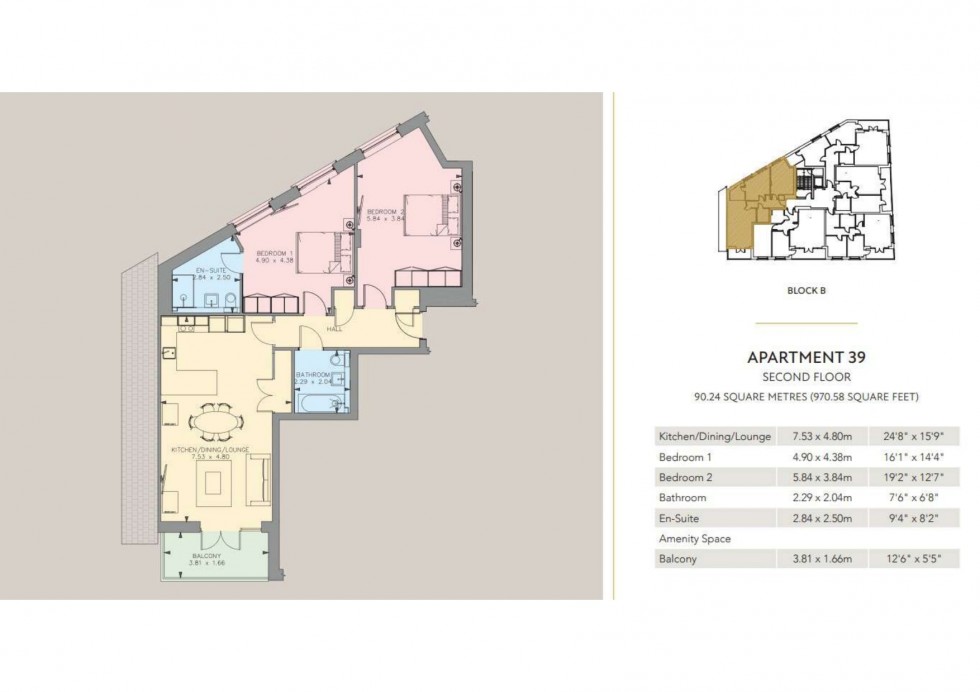 Floorplan for Whetstone Square, London