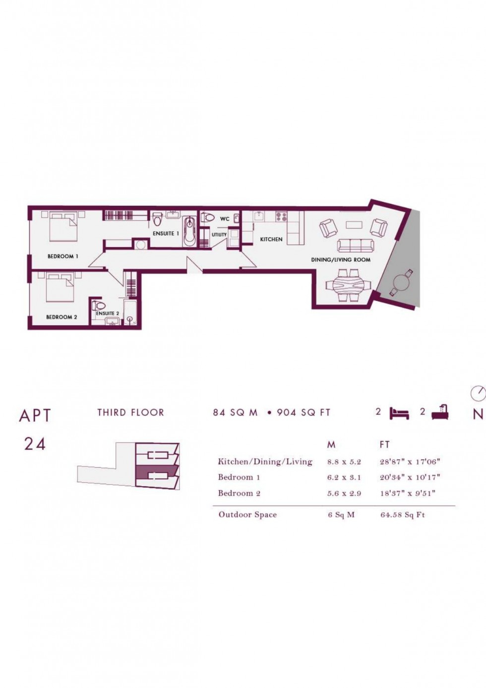 Floorplan for Kilburn High Road, Kilburn