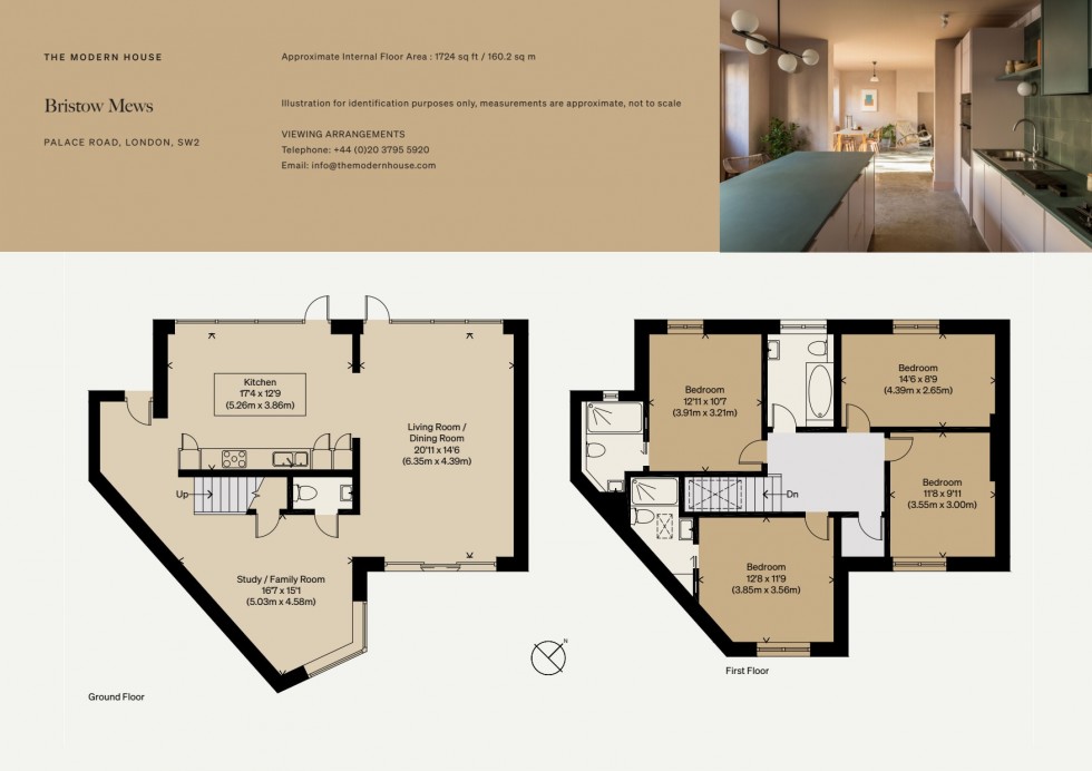 Floorplan for Palace Road, London
