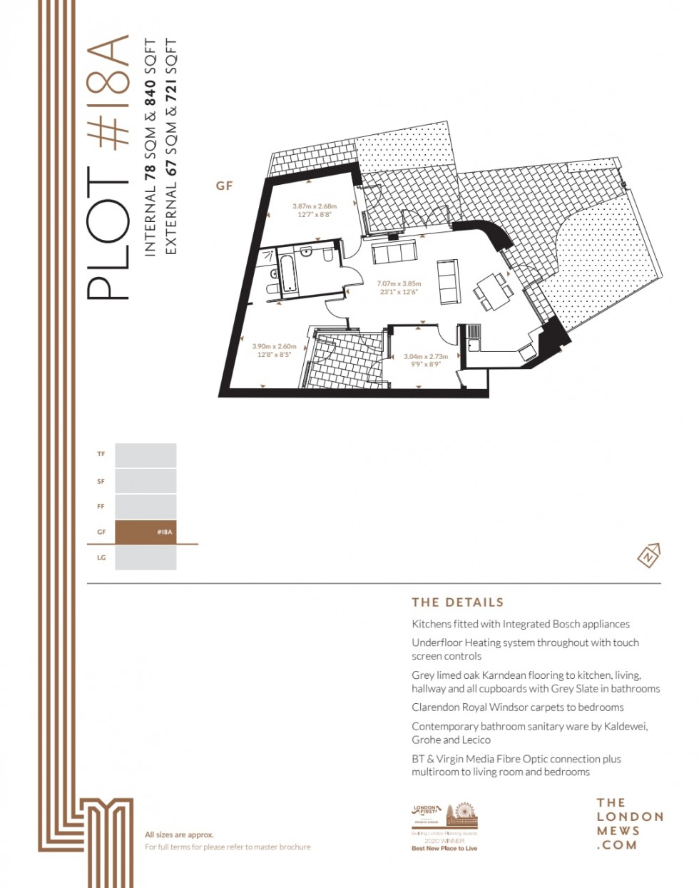 Floorplan for The London Mews, Finchley
